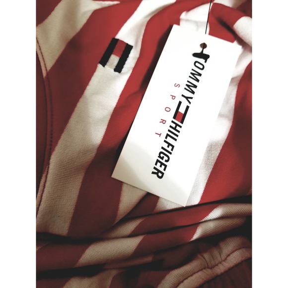 Tommy Hilfiger NWT Mini Dress Sport Sleeveless Scarlet Multi Size Medium… - Picture 9 of 9